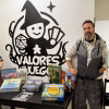 Algunos de los fundadores de Valores en Juego posan en su local de Santader.