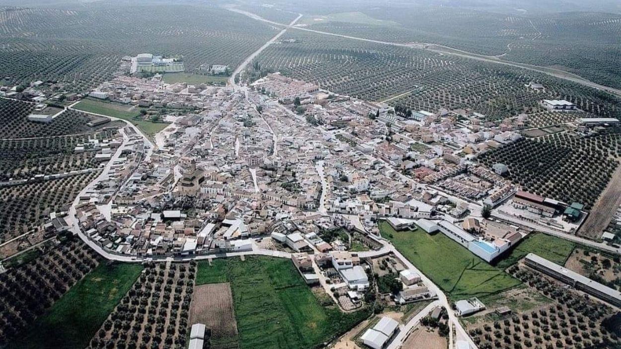 Vista de pájaro de Encinas Reales (Córdoba) / Ayuntamiento de Encinas Reales