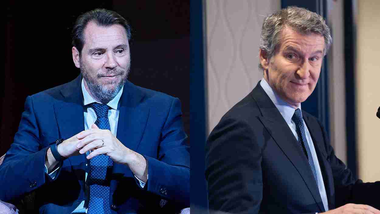 Puente retrata a Feijóo tras su respuesta al 'no a la guerra' de Sánchez