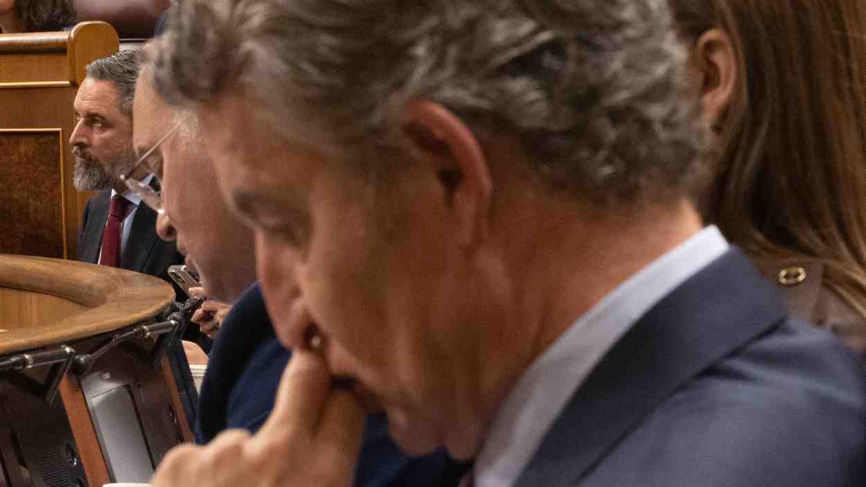 Feijóo y Abascal prefieren someterse a Trump. EP