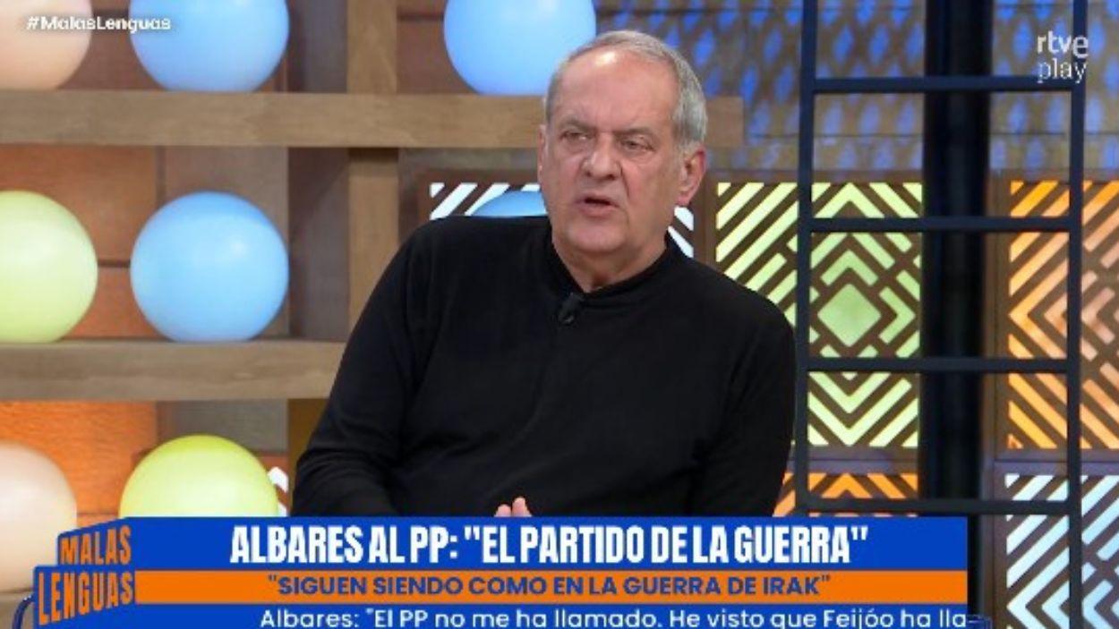 Javier Aroca en 'Malas Lenguas'. TVE