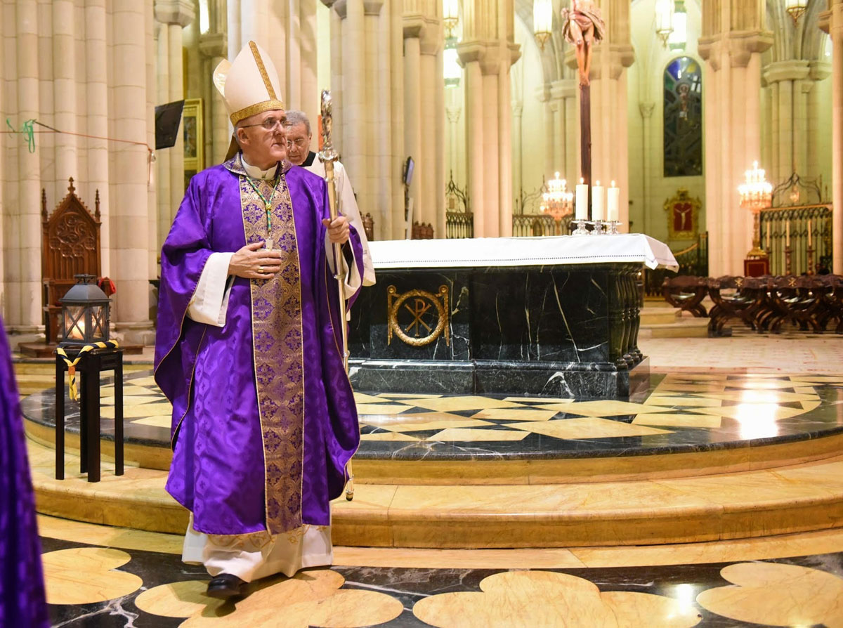 El cardenal arzobispo de Madrid, Carlos Osoro