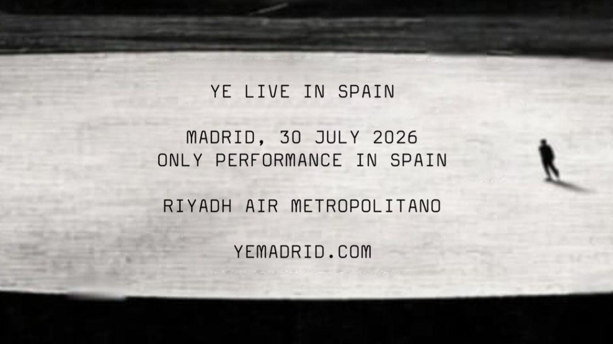 Kanye West vuelve a España. @yeunrlsd.