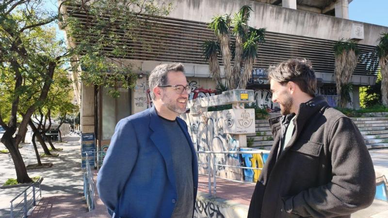 Portavoz Adelante Andalucía, José Ignacio García y candidato Adelante en Málaga, Luis Rodrigo
