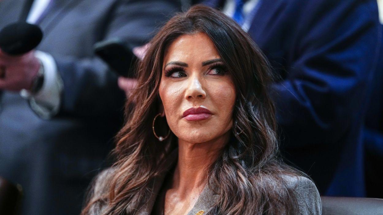 Kristi Noem, secretaria de Seguridad Nacional de Estados Unidos. EP.