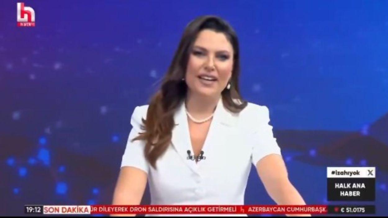 Ece Üner, presentadora turca. X