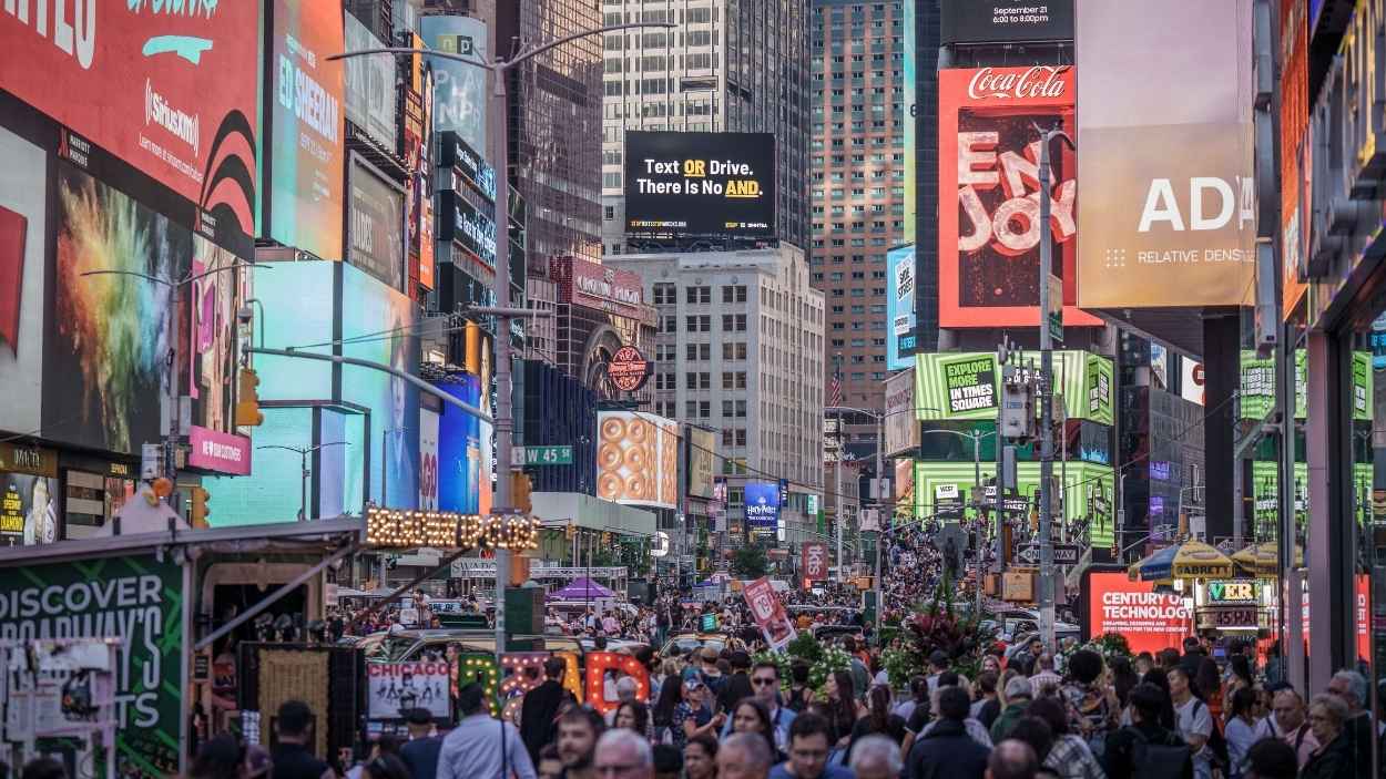 Imagen de recurso de Times Square (Nueva York). EP/Archivo.