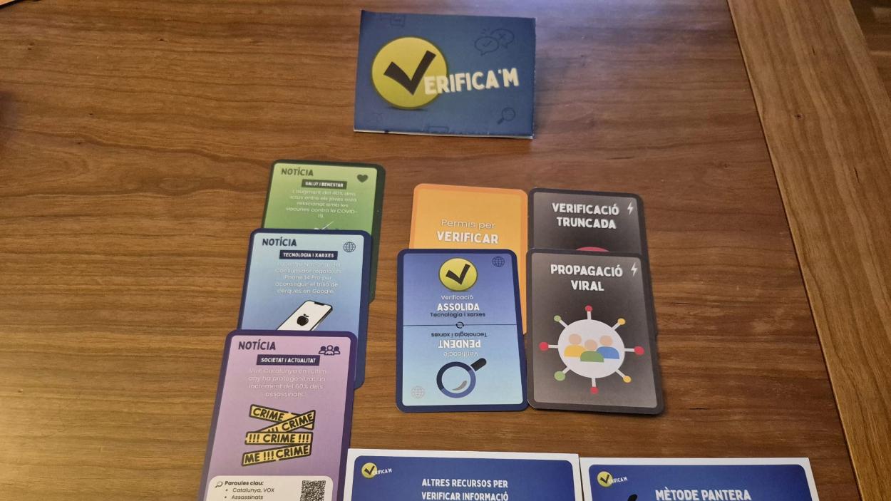 Juego de cartas 'Vefica'm'