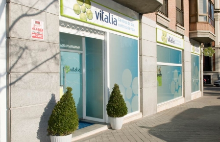 Centro del grupo Vitalia en la calle Ferraz. Centro del grupo Vitalia en la calle Ferraz.