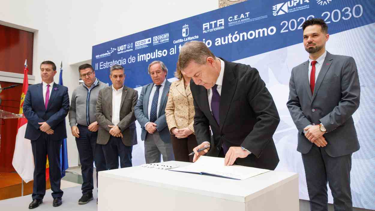 Presentación de la II Estrategia de Impulso al Trabajo Autónomo 2026-2030 en Castilla-La Mancha. JCCM.