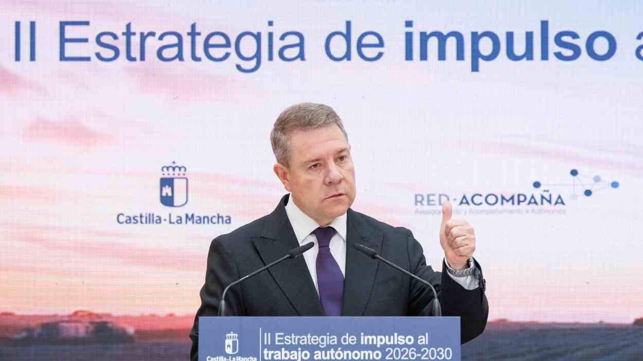 El presidente de Castilla-La Mancha, Emiliano García-Page. JCCM.