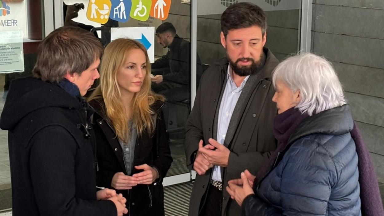 Los presidentes de los grupos municipales de la oposición del Ayuntamiento de Badalona