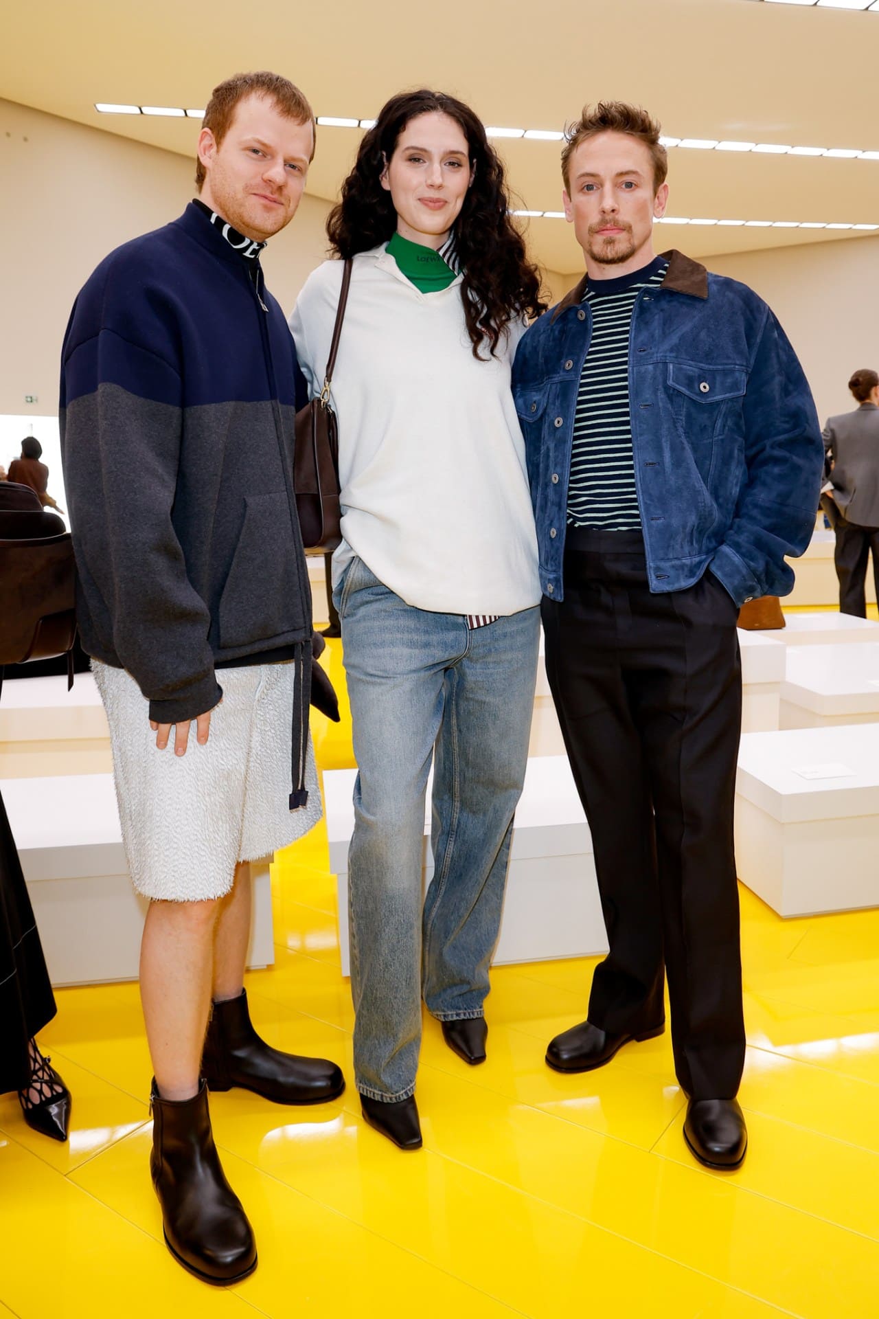 Lucas Hedges, Eva Victor y Edmund Donovan