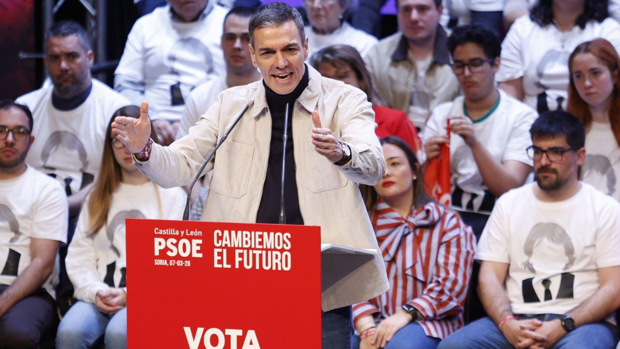 El secretario general del PSOE y presidente del Gobierno, Pedro Sánchez. EP.