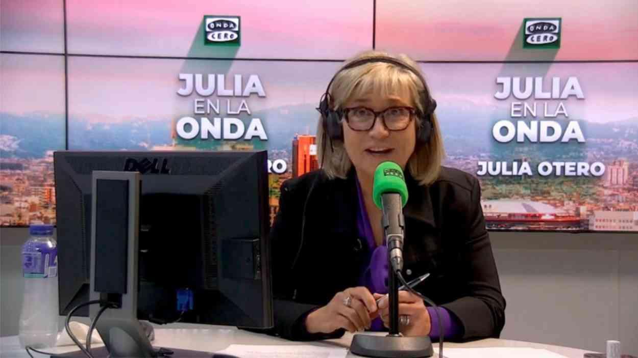 Julia Otero, la periodista y presentadora de ‘Julia en la Onda’, ha reivindicado este 8 de marzo los derechos de la mujer. Onda Cero.