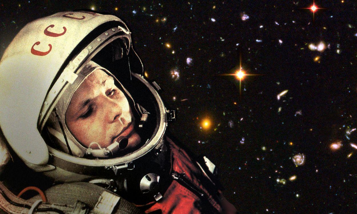 El cosmonauta Yuri Gagarin. 