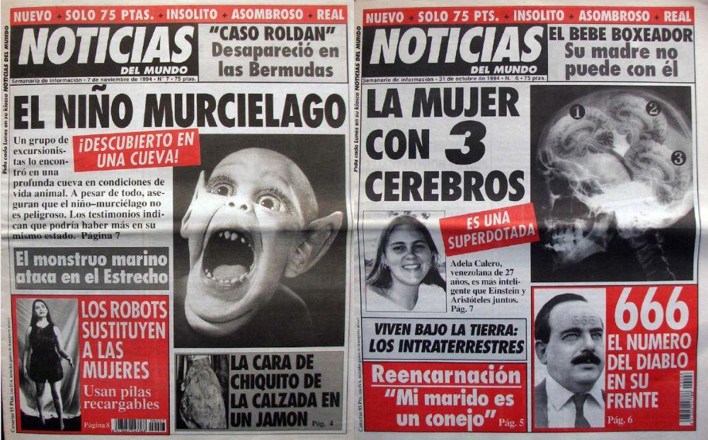 Portadas de Noticias del Mundo