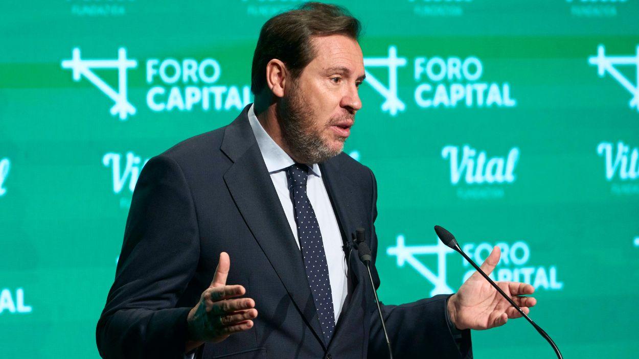 El ministro de Transportes y Movilidad Sostenible, Óscar Puente. EP.