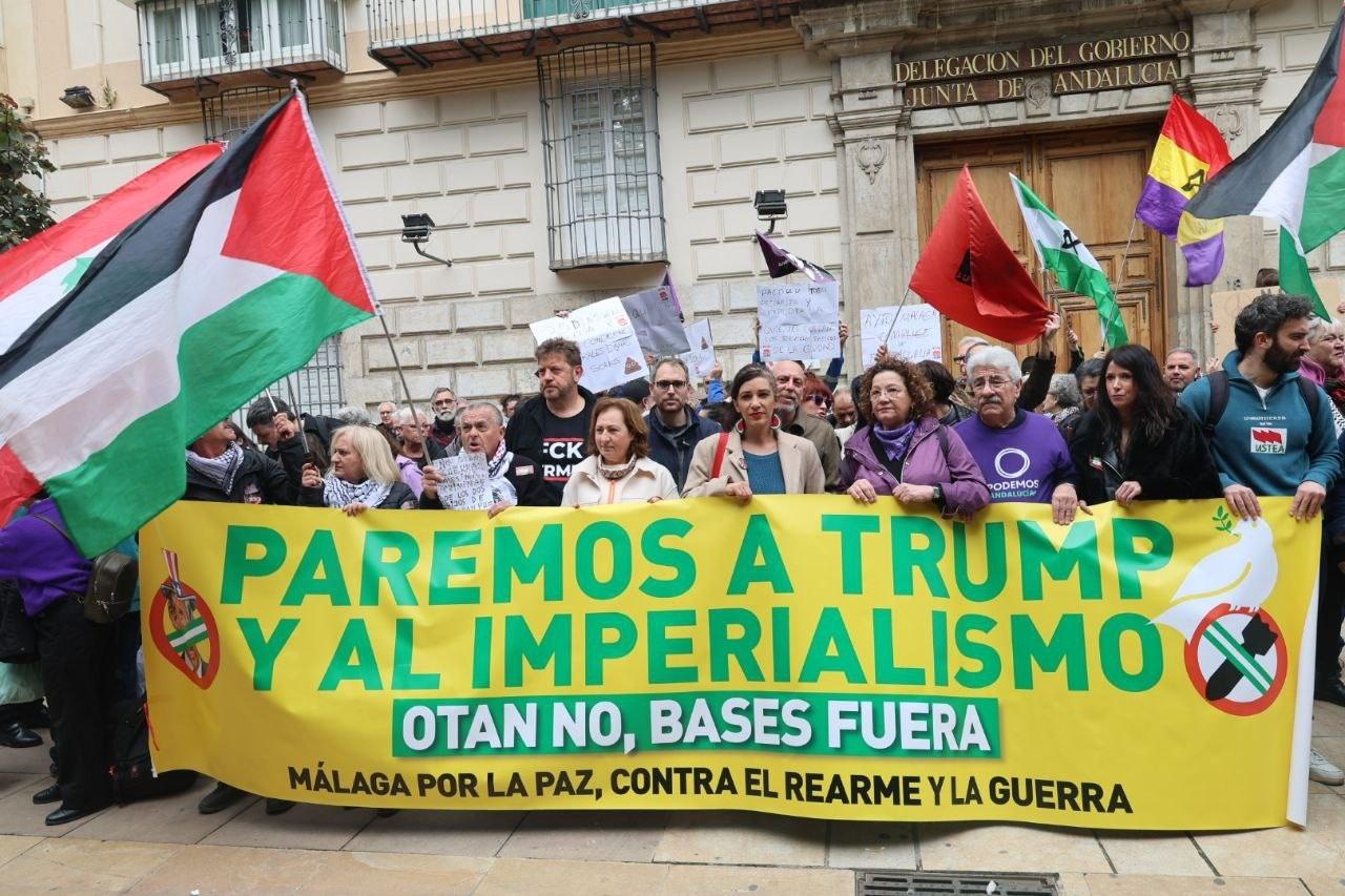 Manifestación contra la guerra en Irán en Málaga / EP