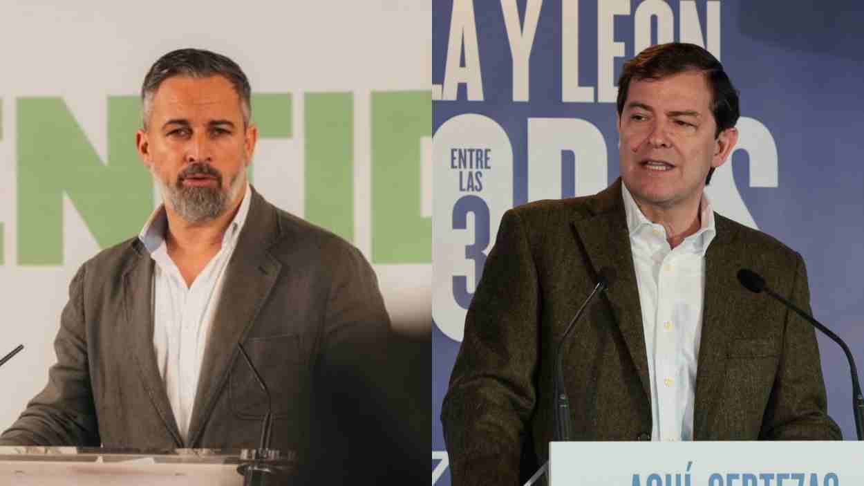 Abascal acusa a Mañueco de “demonizar” a Vox de cara a las elecciones de Castilla y León