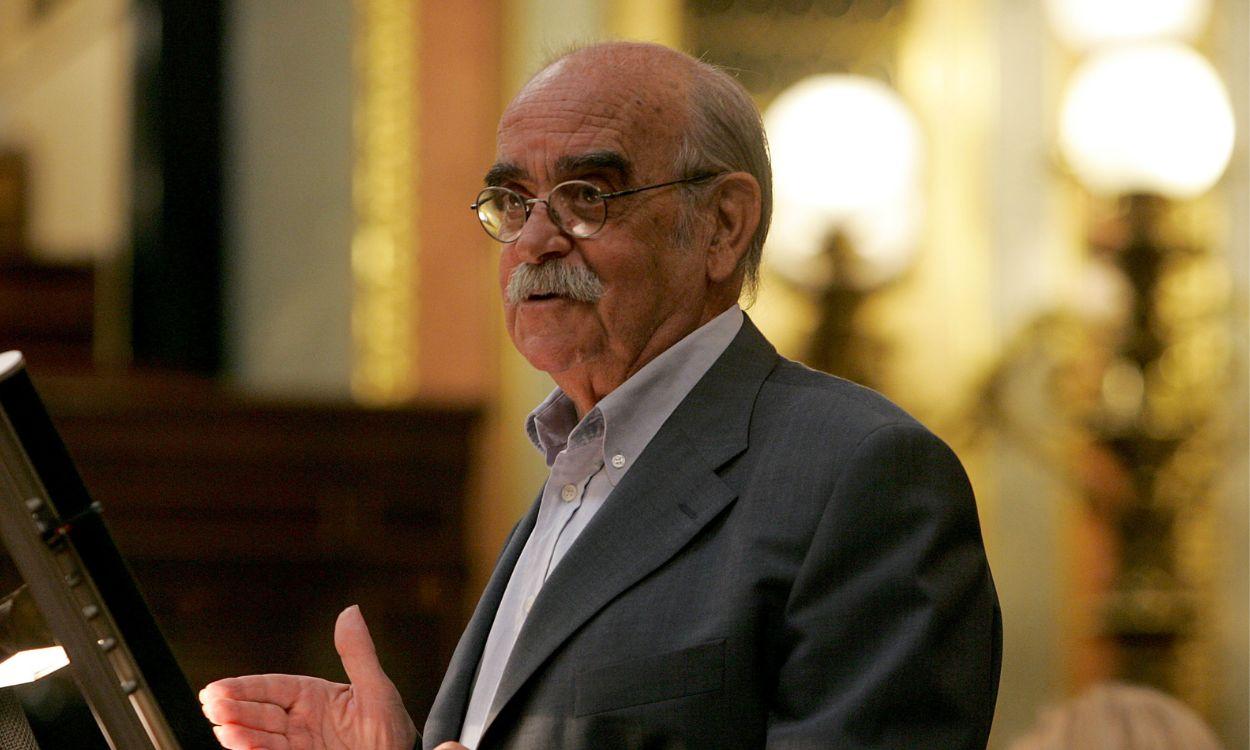 Jose Antonio Labordeta en el Congreso de los Diputados. EP