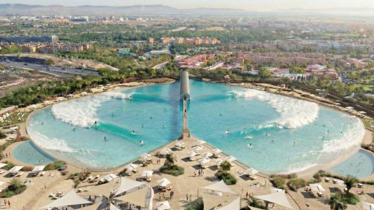 Laguna de surf artificial. Servimedia.