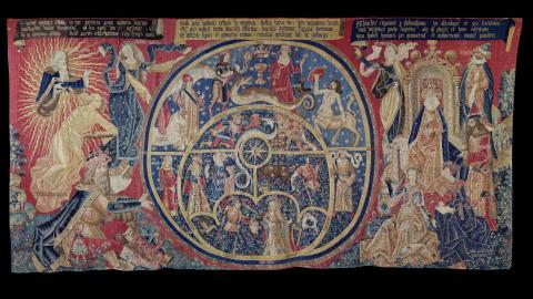 El llamado Tapiz del Astrolabio, una de las piezas textiles más singulares. Fundación Impulsa Castilla-La Mancha ©