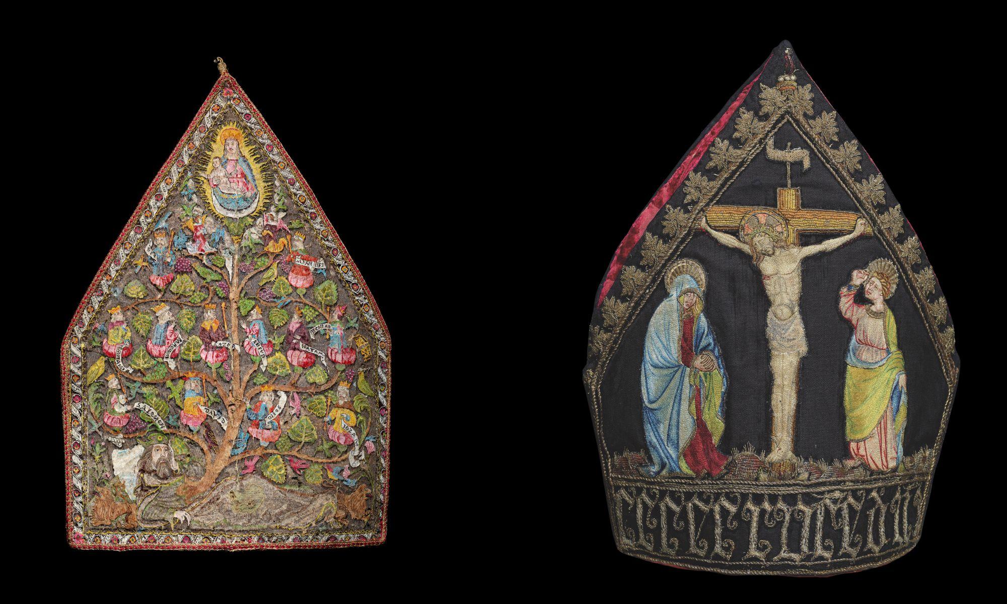 Dos mitras históricas pertenecientes al tesoro litúrgico de la Catedral de Toledo. Fundación Impulsa Castilla-La Mancha ©