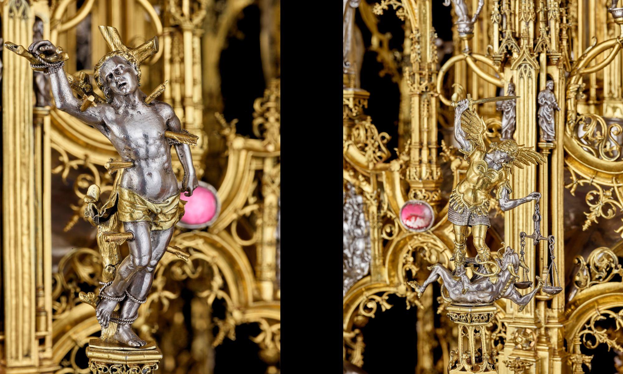 Detalles de la Custodia de Arfe. Fundación Impulsa Castilla-La Mancha ©