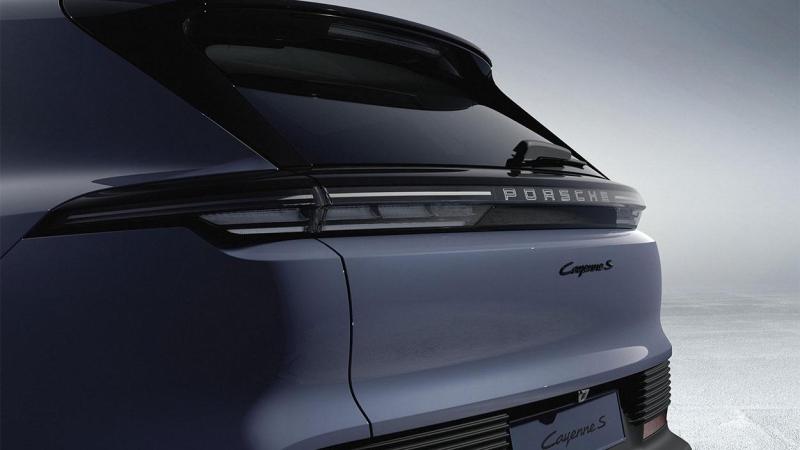 porsche cayenne s electric detalle trasera
