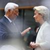 Antonio Costa y Ursula von der Leyen. EP