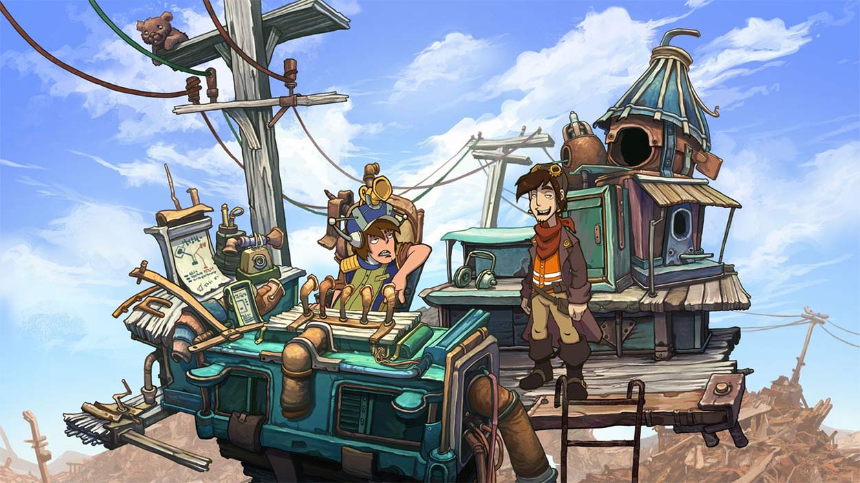 Deponia, la aventura gráfica dibujada a mano