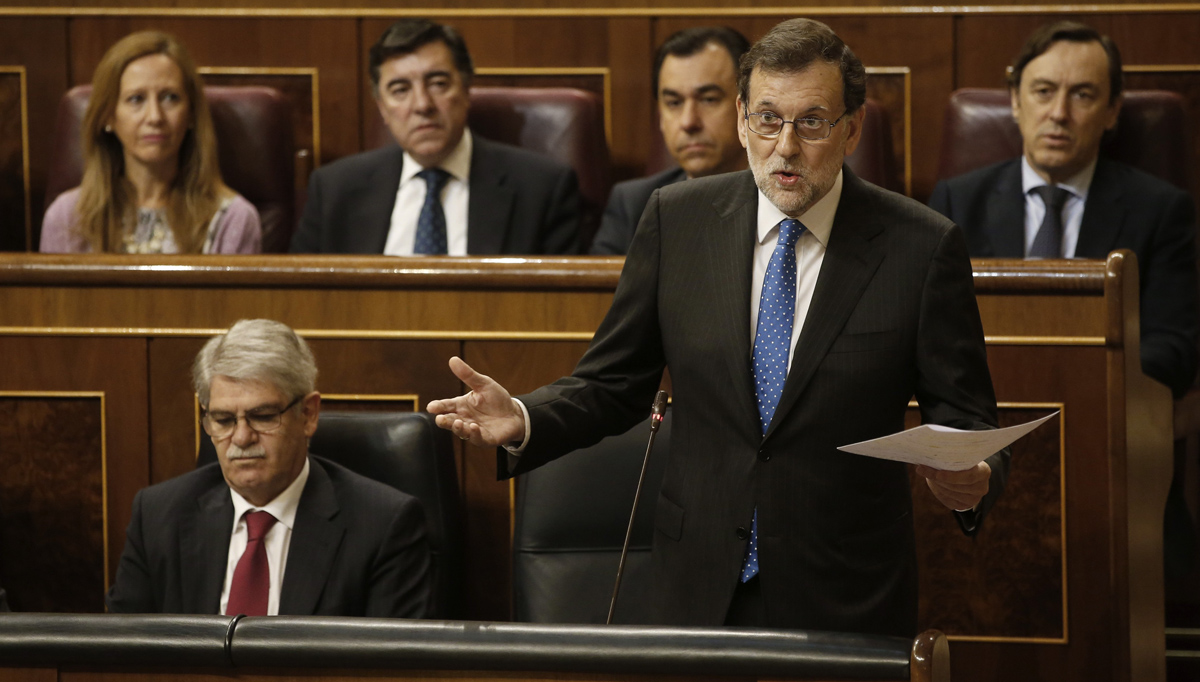 Mariano Rajoy, en el Congreso de los Diputados