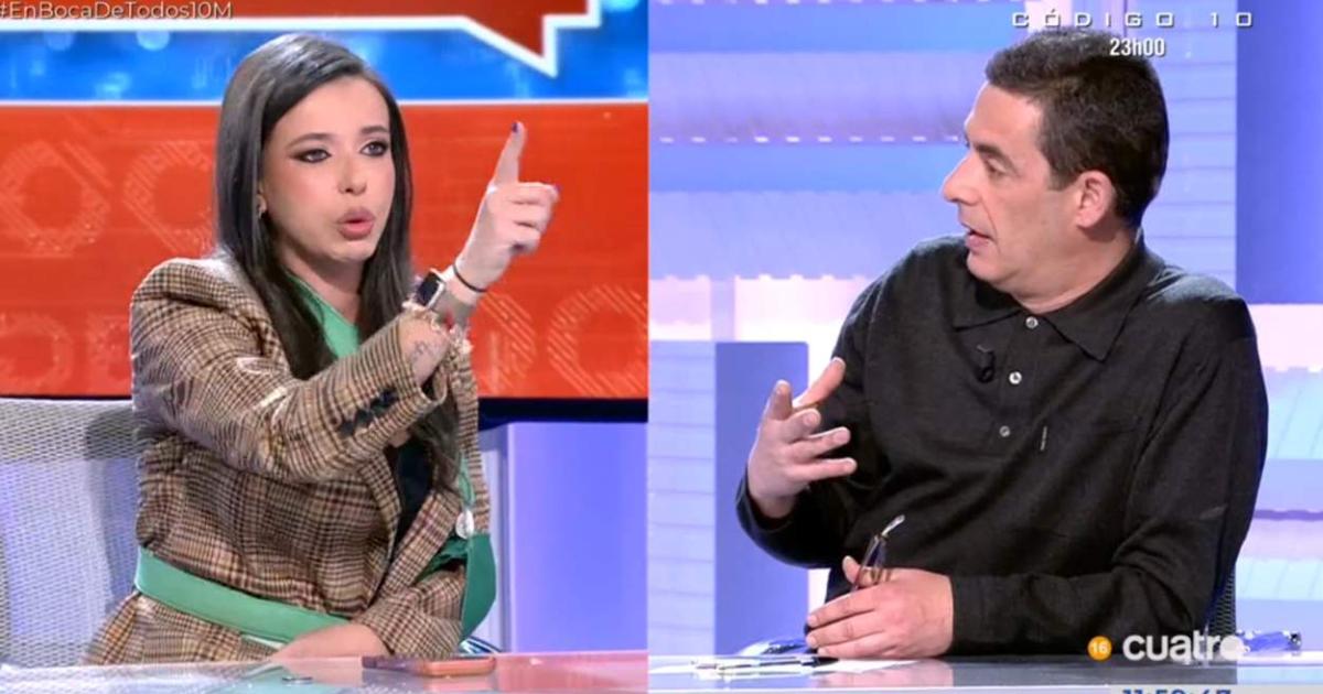 Encerrona a Sarah Santaolalla en Mediaset: abandona 'En boca de todos' tras un enfrentamiento con Antonio Naranjo