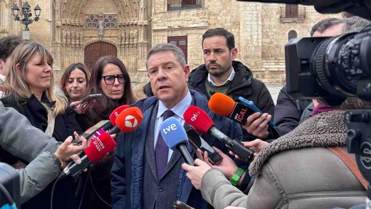 Emiliano García-Page ha participado en la campaña del PSOE para las elecciones a las Cortes de Castilla y León. EP.