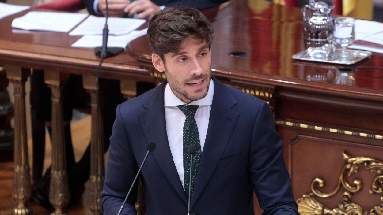 El líder de Nuevas Generaciones (NNGG) del Partido Popular de la Comunidad Valenciana (PPCV), Juan Carlos Caballero. EP.
