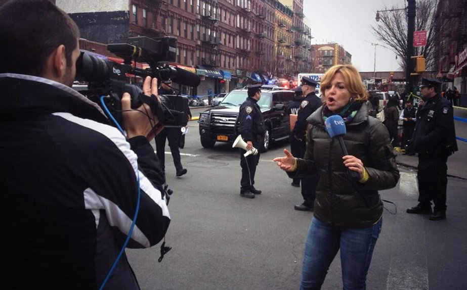 Almudena Ariza, corresponsal en Nueva York, izquierdista "barata" según un portavoz del PP