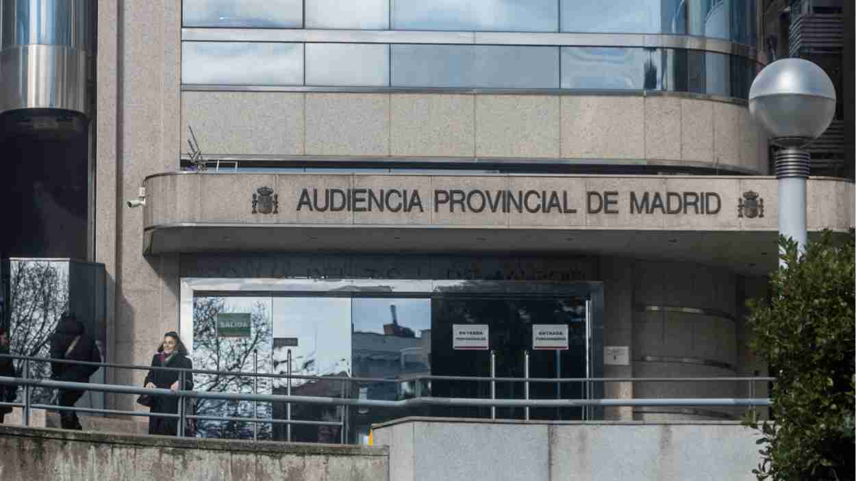 Exterior de la sede de la Audiencia Provincial de Madrid. EP
