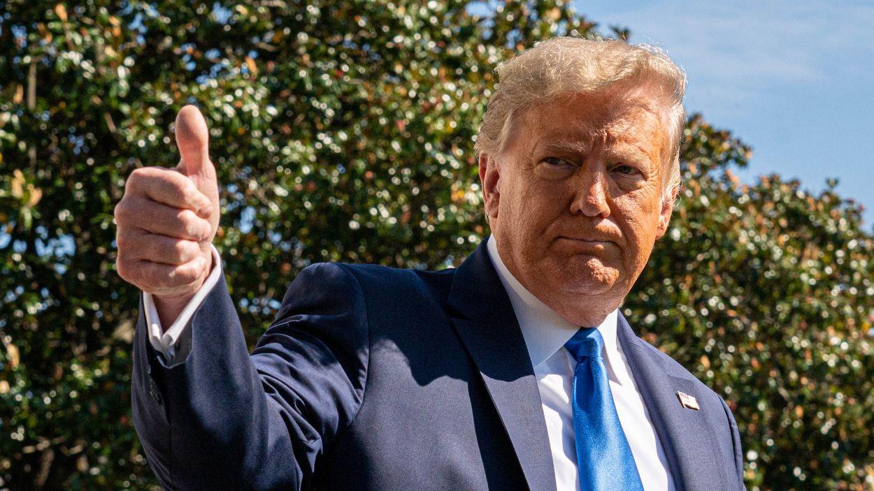 El presidente de Estados Unidos, Donald Trump, en Washington. EP.