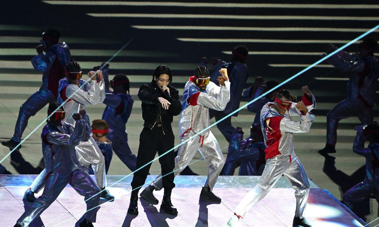 Actuación de BTS durante el Mundial de Qatar. EP