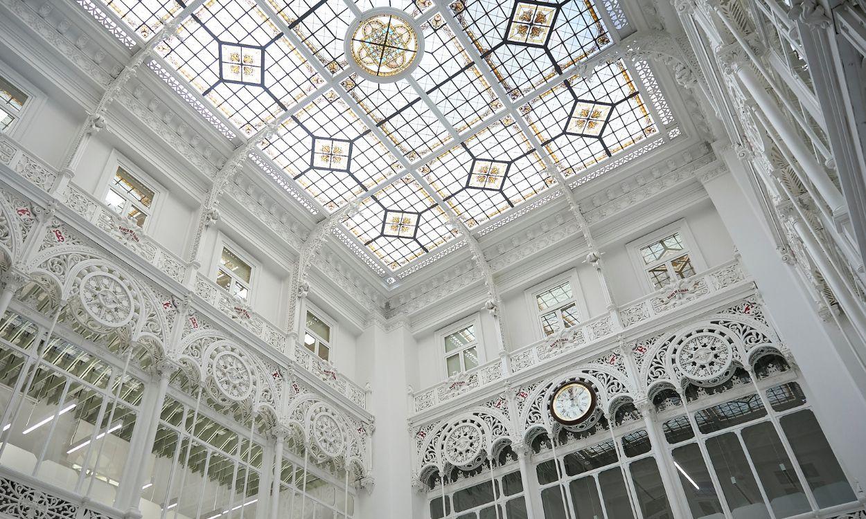 Interior del Banco de España durante la presentación del programa de Puertas Abiertas del Banco de España, a 18 de septiembre de 2025, en Madrid (España).