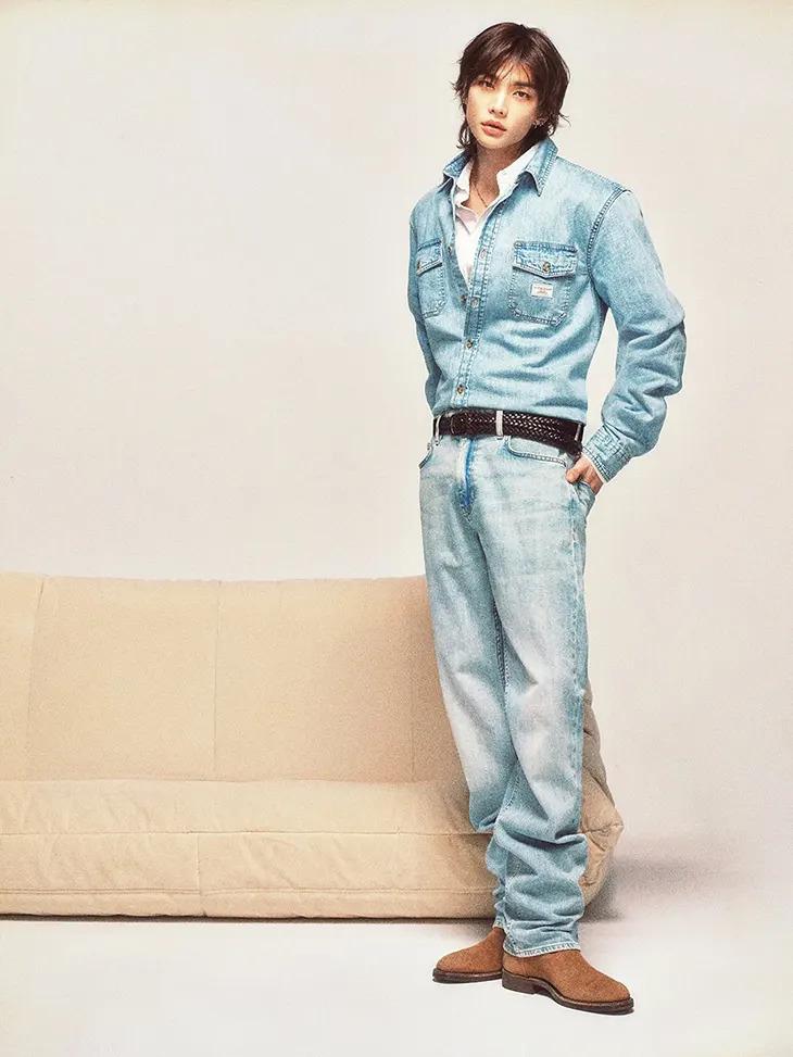 Guess x Hyunjin de Stray Kids 