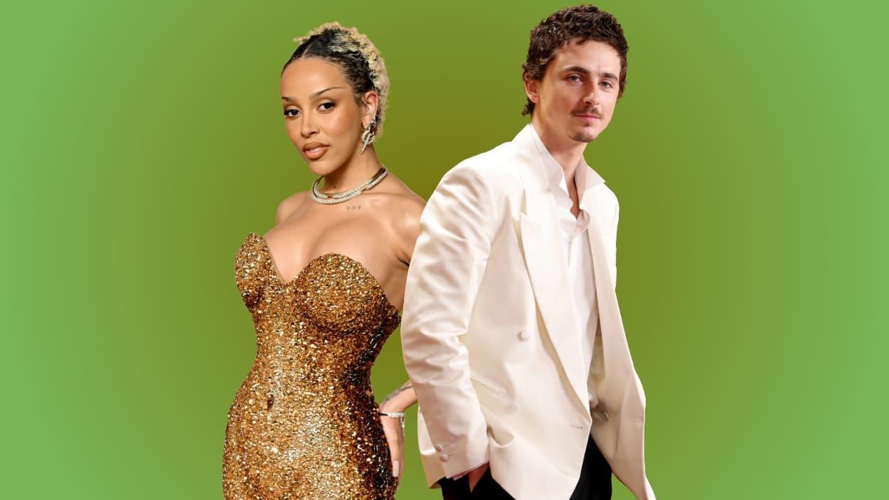 Doja Cat y Timothée Chalamet 