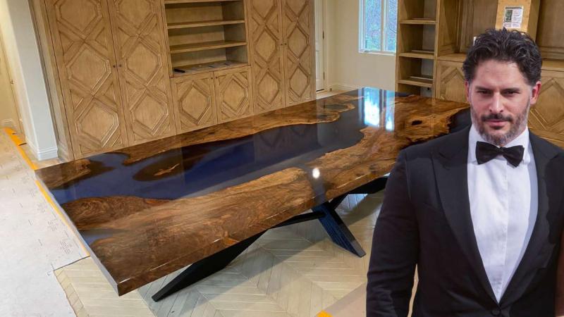 Joe Manguianello y su tablero de Dungeons & Dragons. EP/FB