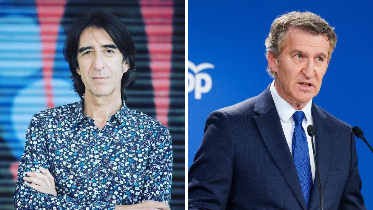 Benjamín Prado y Alberto Núñez Feijóo. Elaboración propia.