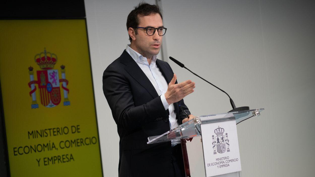 El ministro de Economía, Comercio y Empresa, Carlos Cuerpo. EP.