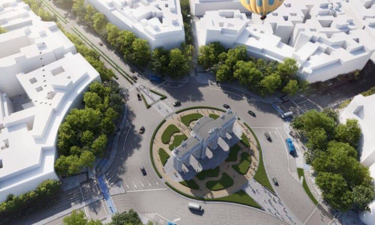 Representación digital que muestra el proyecto de remodelación. Foto del Ayuntamiento de Madrid