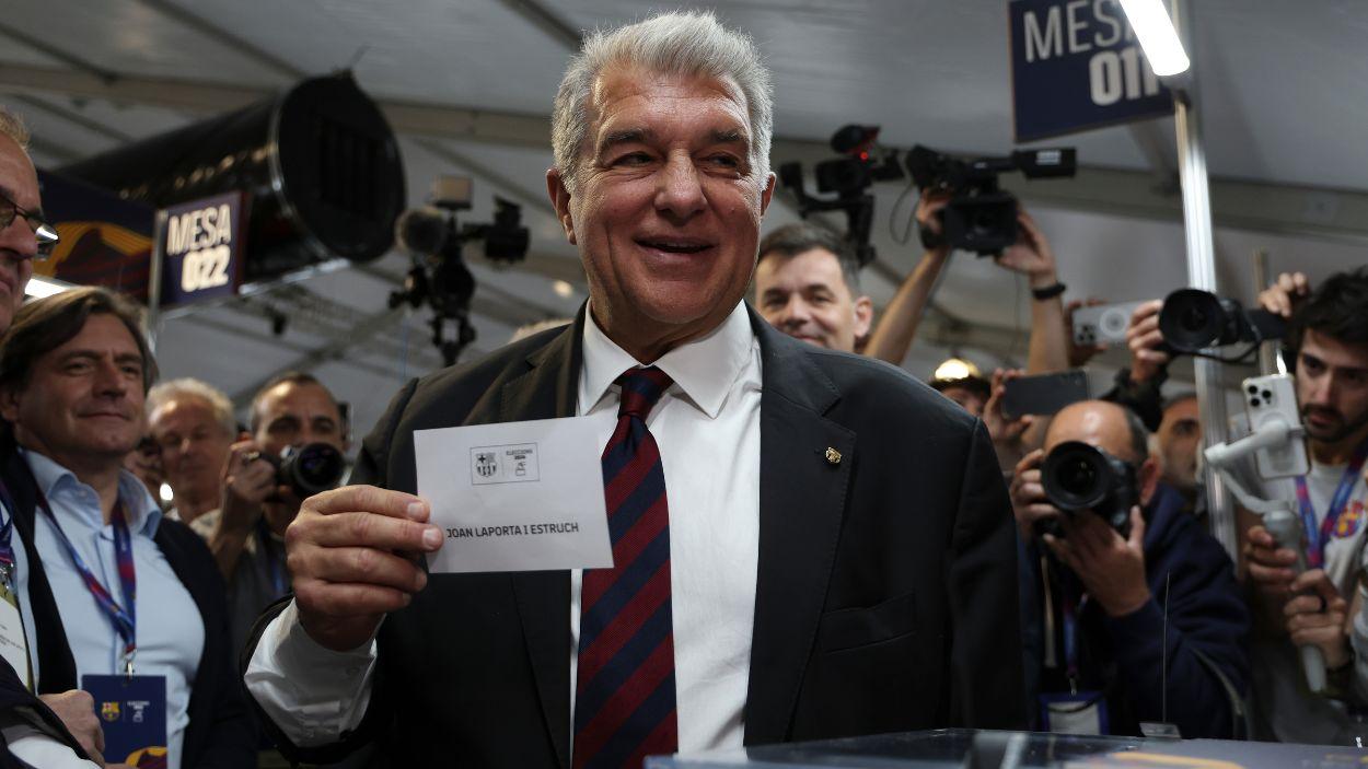 El presidente del Fútbol Club Barcelona, Joan Laporta. EP.