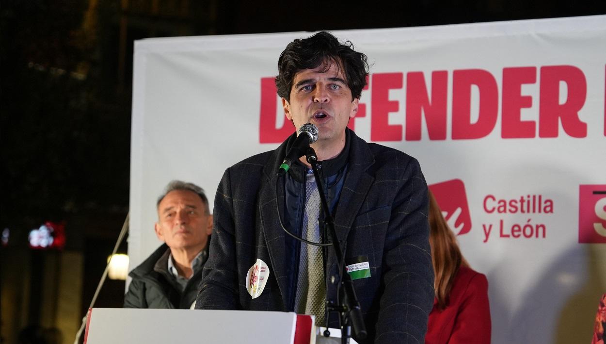 El candidato de En Común a la Presidencia de la Junta de Castilla y León, Juan Gascón. EP