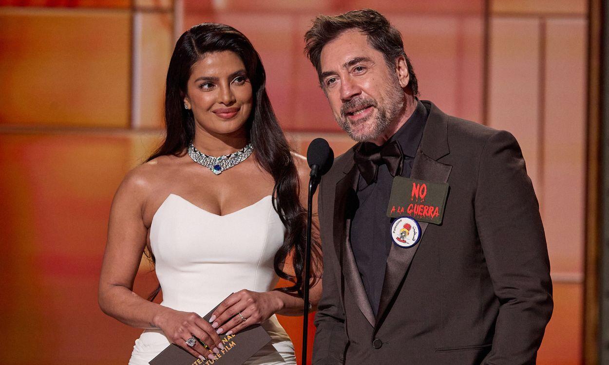 Priyanka Chopra Jonas y Javier Bardem en la 98º gala de los Premios Oscar. EP